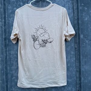 Beige Graphic T-Shirt